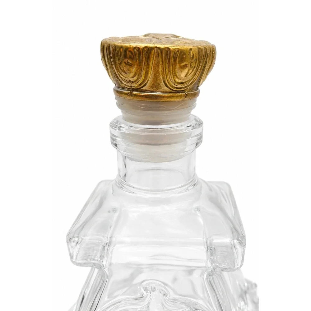 Alabama Crimson Tide 18 National Championships Glass Decanter Elephant Clear